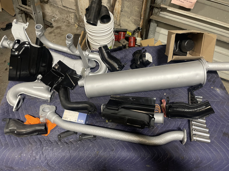 Cleam and painted parts