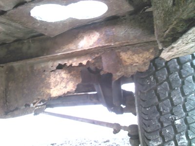 Frame behind pass wheel