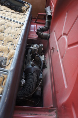 Gas Heater Under Seat