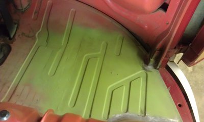 Front Passenger side floor