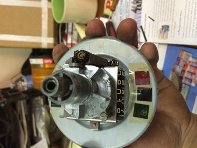 Once the housing is off you can see the little gears. Just wiped off old grease and dab on new grease.