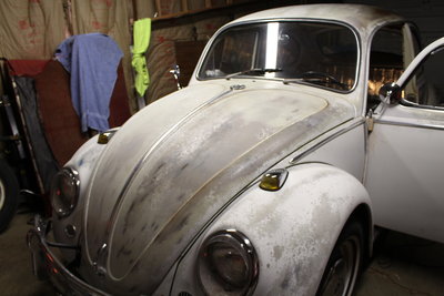 After the drop in the front. Garage is super small and you can only step back so far....