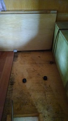 Seat base out of bus