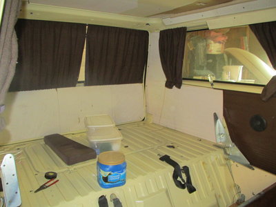 next step lose the ugly ass wall paper, important papers in the coffee can,