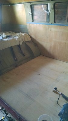 Floor and Interior Scraped and sanded