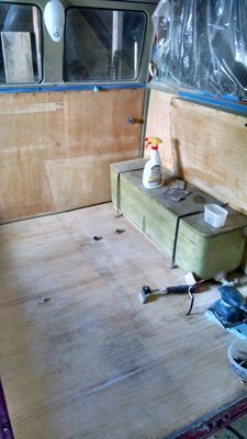 Floor and Interior - Black spot won't come out.