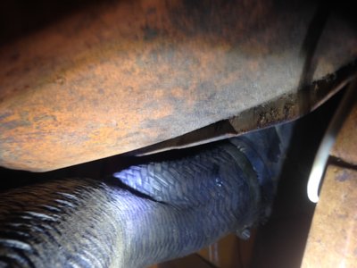 Leaky and kinked filler tube. Ass end was always gassy