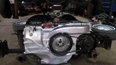 WP_20160412_15_26_00_Pro.jpg (454.8 KiB) Viewed 1810 times My engine ready to be installed. It lasted 20 miles - half ways home from the shop it broke down and I had to tow it. By then Elmar already left for vacation so I was on my own.