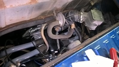 Chuck also swapped several air boxes to test different air flow sensors. Finally, success!